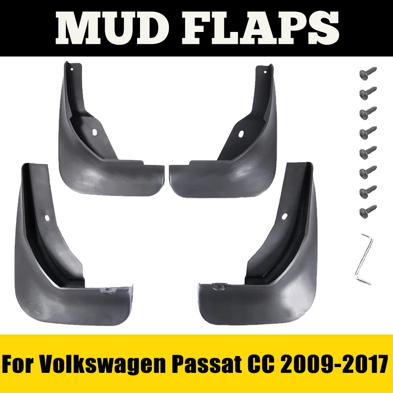 

Mudguards For Volkswagen VW Passat CC 2009-2017 2010 2011 Tire Fenders Mudflap Mud Guard Splash Flaps Cars Accessories Auto Mud