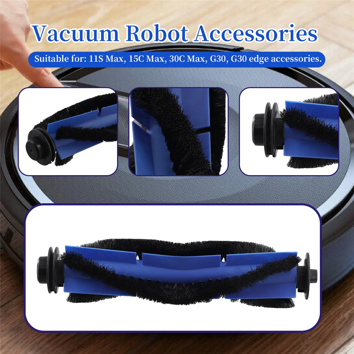 A66T For Eufy RoboVac Replacement Kit RoboVac 11S Max RoboVac 15C Max 30C Max G30 G30 Edge Attachment