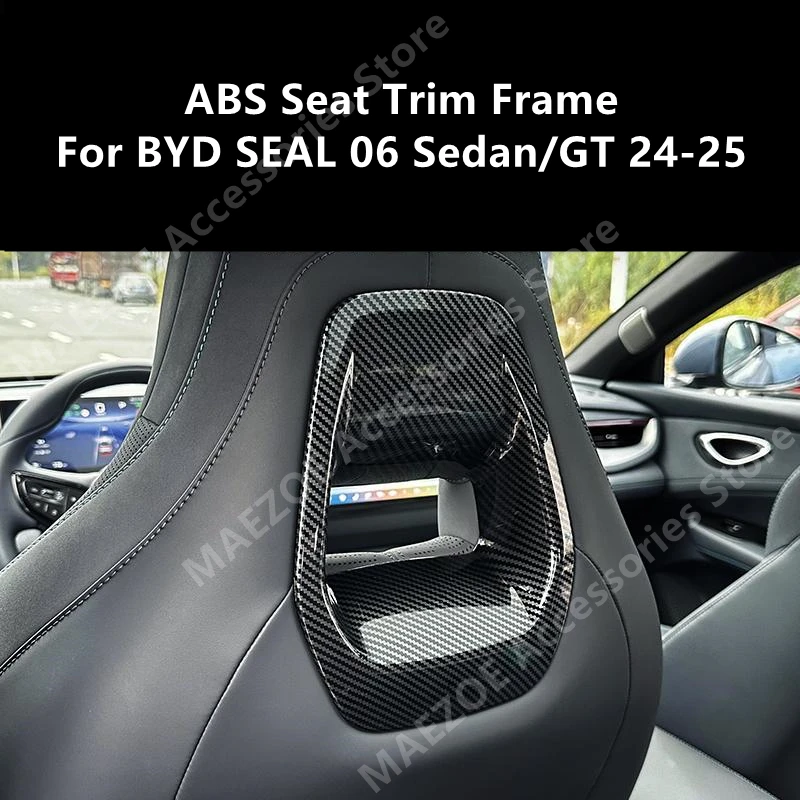 

Для BYD SEAL 06 седан/GT 24-25, рамка отделки сиденья из АБС-пластика, украшение интерьера автомобиля, модификация, защитные аксессуары, ремонт