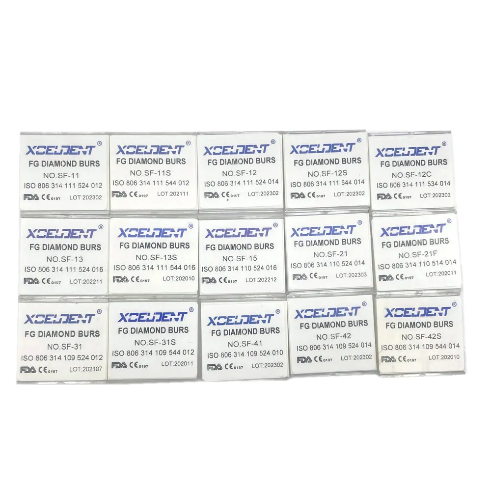 50Pcs/5 pudełek dentystycznych FG wiertła diamentowe szybka prostnica dentystycznych dentystyczne wiertła diamentowe wiertła diamentowe trzonek