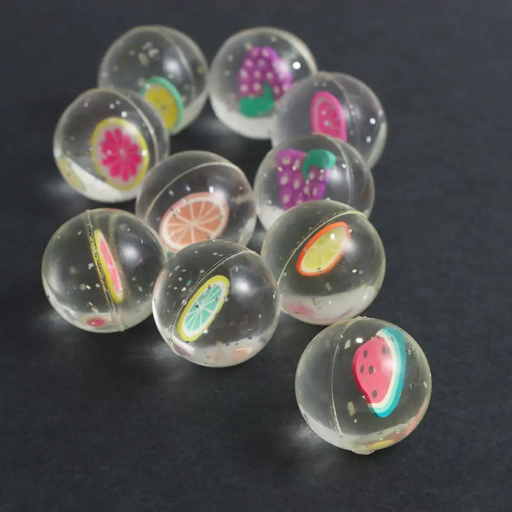 10 unids/lote deportes al aire libre baño flotante frutas divertidas bolas que rebotan pelotas hinchables pelotas para saltar