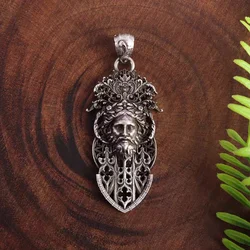 S925 silver made old craft Zeus pendant men item pendant
