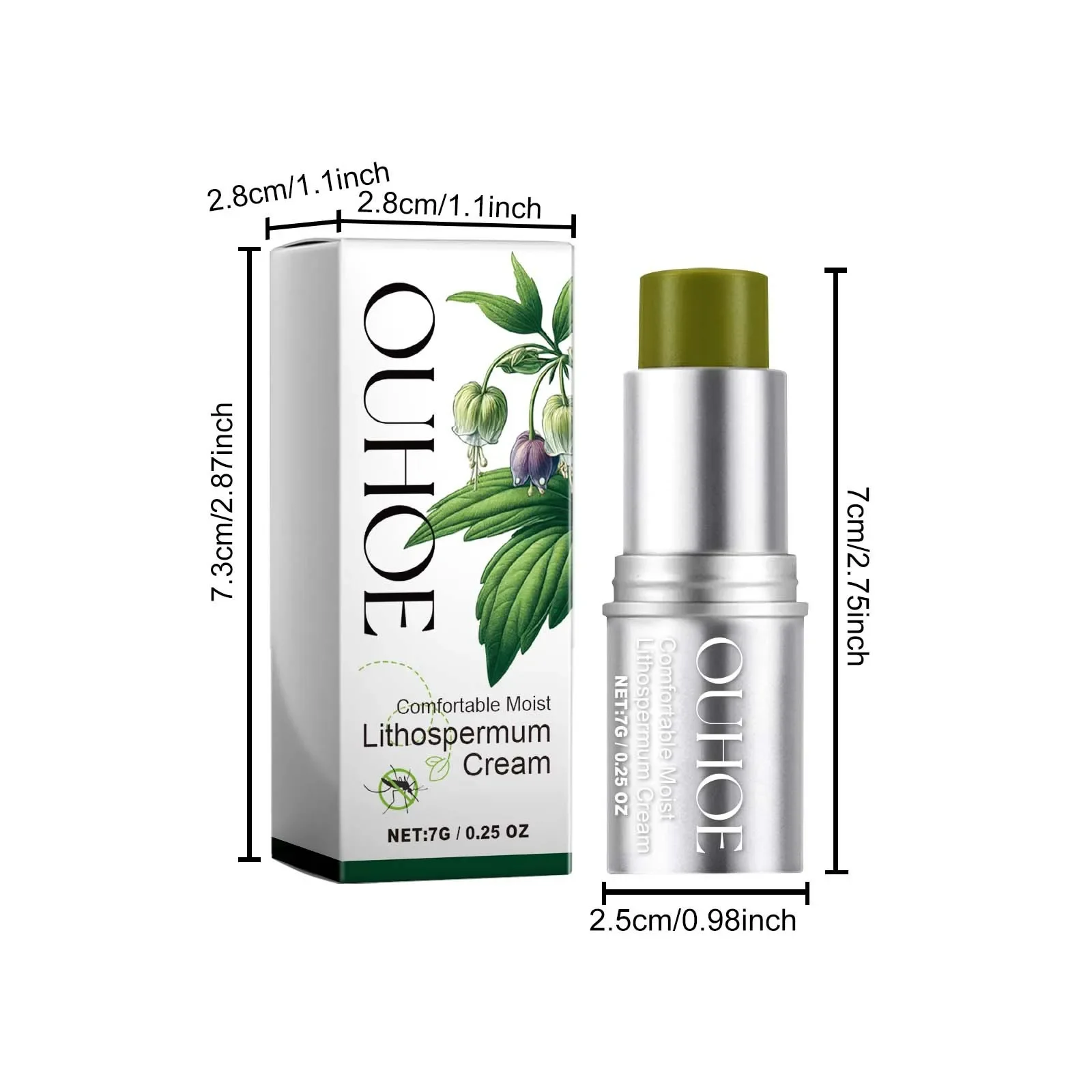OUHOE Purple Grass Herbal Mosquito Repellent Cream Natural Anti Bite Moisturizing Skin Care for Outdoor Camping Home Summer Use view 6