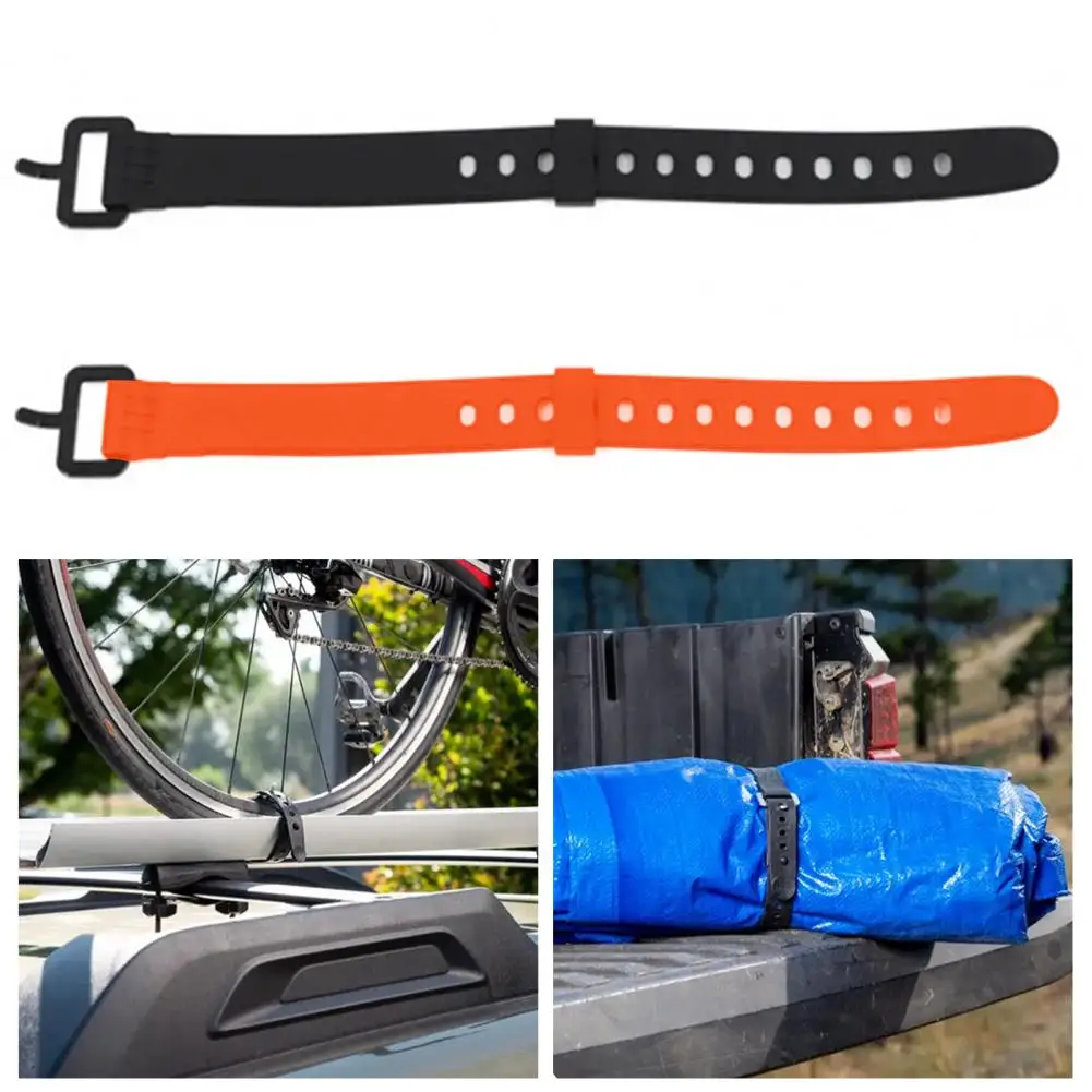 Cargo Strap Soft Rubber Bundle Strap Multi-use Fastening  Convenient Bicycle Handlebar Tape Fastener Straps