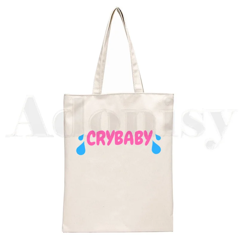 Melanie Martinez Streetwear Cry Baby Handbags Shoulder Bags Casual Shopping Girls Handbag Women tote bags