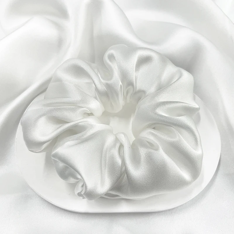 100% Silk Hair Scrunchies Custom order