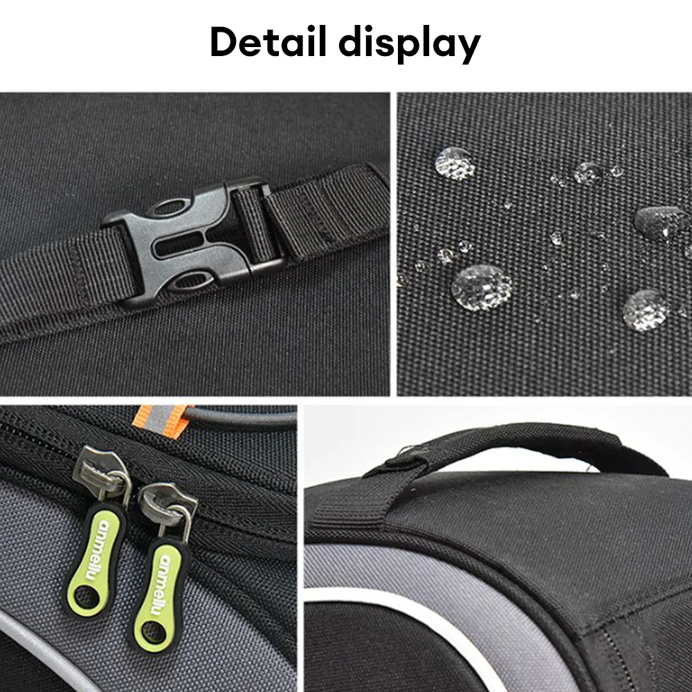 8L Bicycle Rear Seat Bag Large Capacity Waterproof Cycling Bag Mountain Bike Saddle Rack Trunk Bags Luggage Carrier Bike Bag