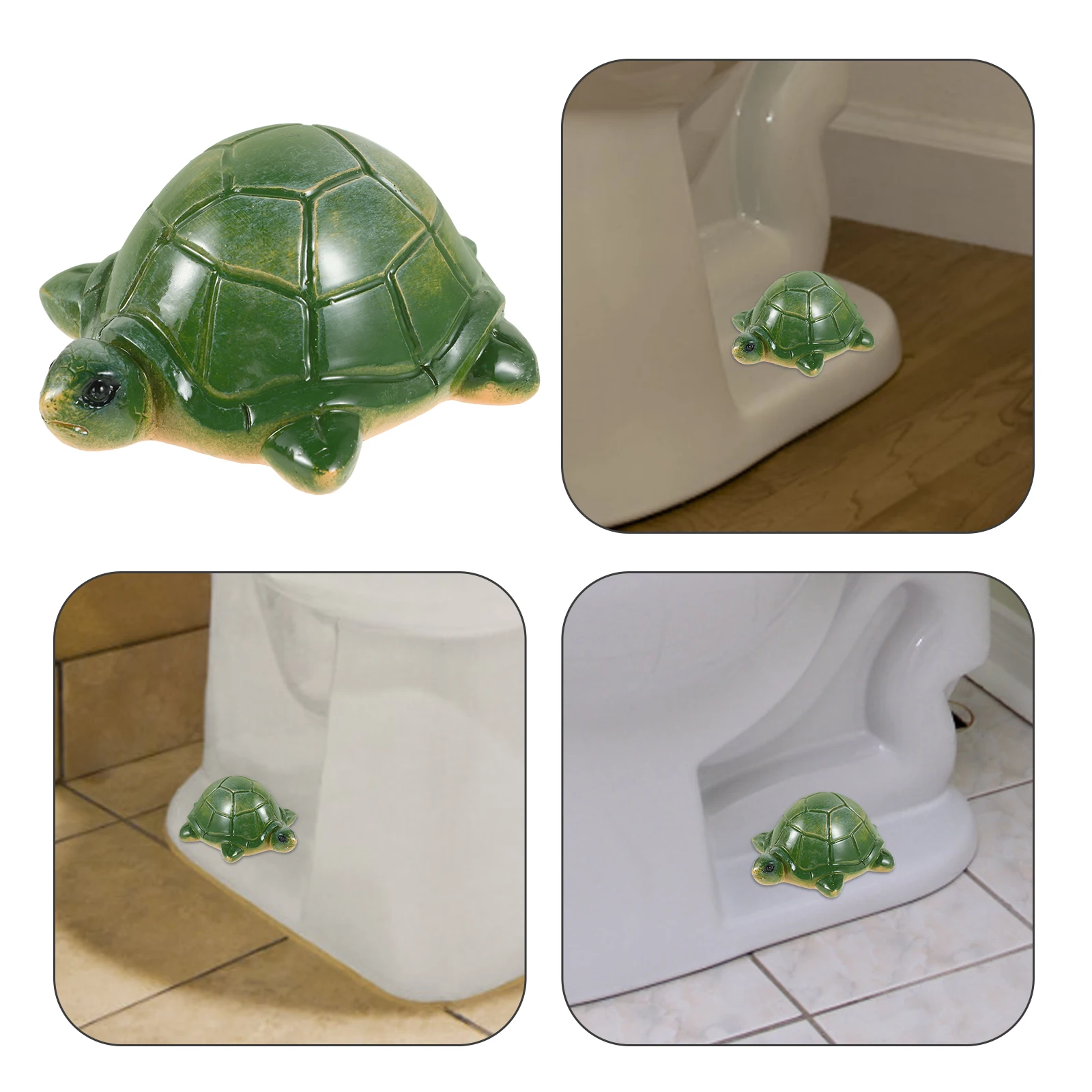 

2pcs Toilet Bolt Covers Decorative Resin Caps Funny Turtle Design Anti Slip Bathroom Accessories Durability Reliable Standard