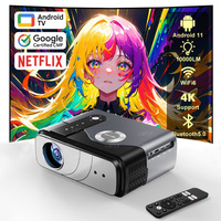 CAIWEI A8K 4K Video Projector 1000 ANSI Lumens For Movies Android TV 1080p Full Hd Auto Focus WIFI Netflix Home Theater Cinema