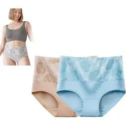 Cotton High Waist Incontinence Panties Breathable Soft Briefs Knickers High Fit Comfortable High Waist Leak Proof Panties