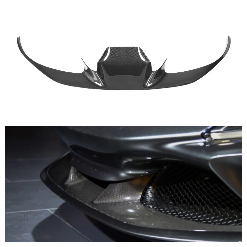 High-quality Dry Carbon Fiber OEM Style Front Lip Front Bumper Lip for F8 Front Middle Lip