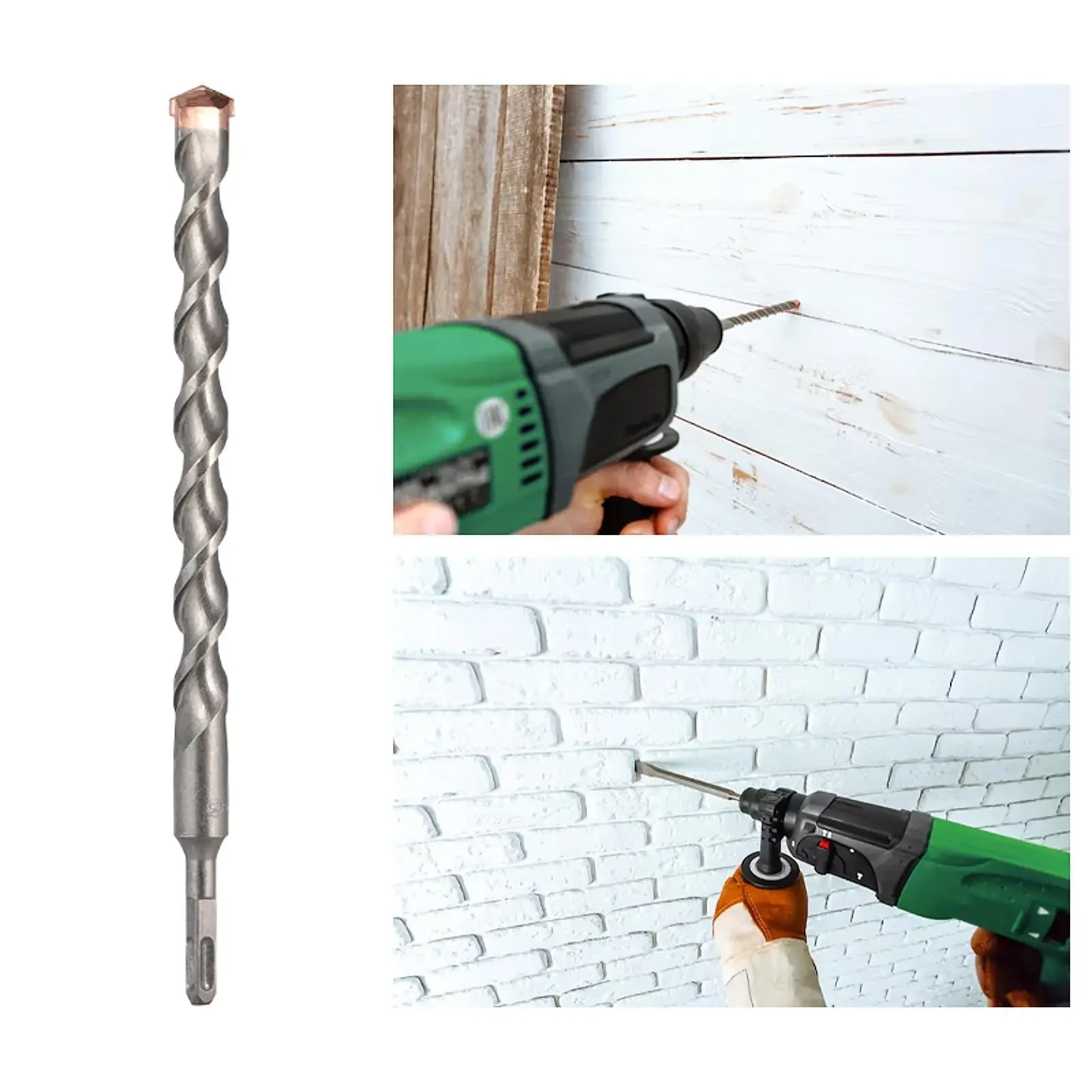 Twist Drill Drill Tool Multifunctional Woodworking Tool High Performance Concrete Drill for Brick Wood