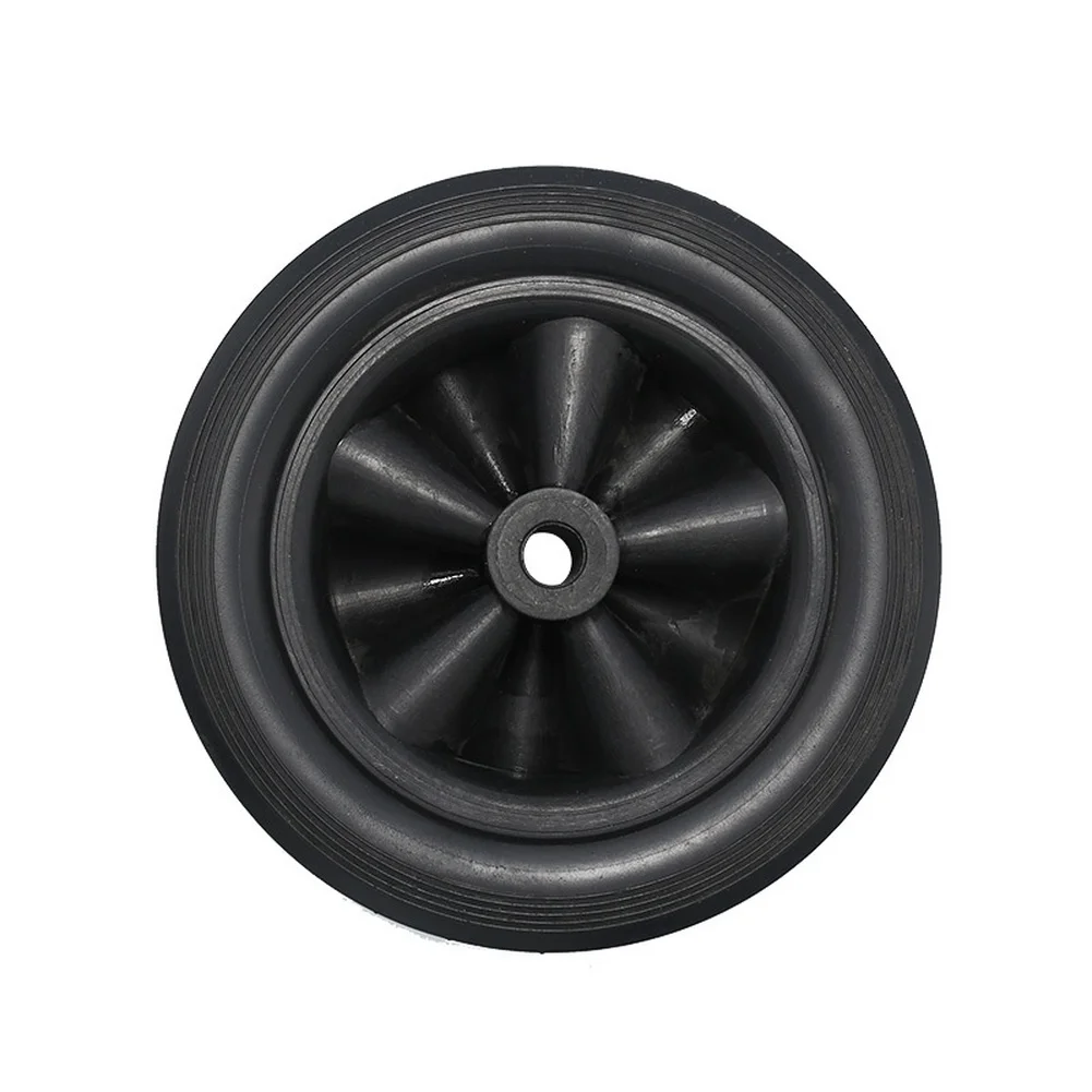Two Piece Swivel Wheel Set for Barbecue Grills Intended for Use with Standard Grill Legs and Mounting Hardware