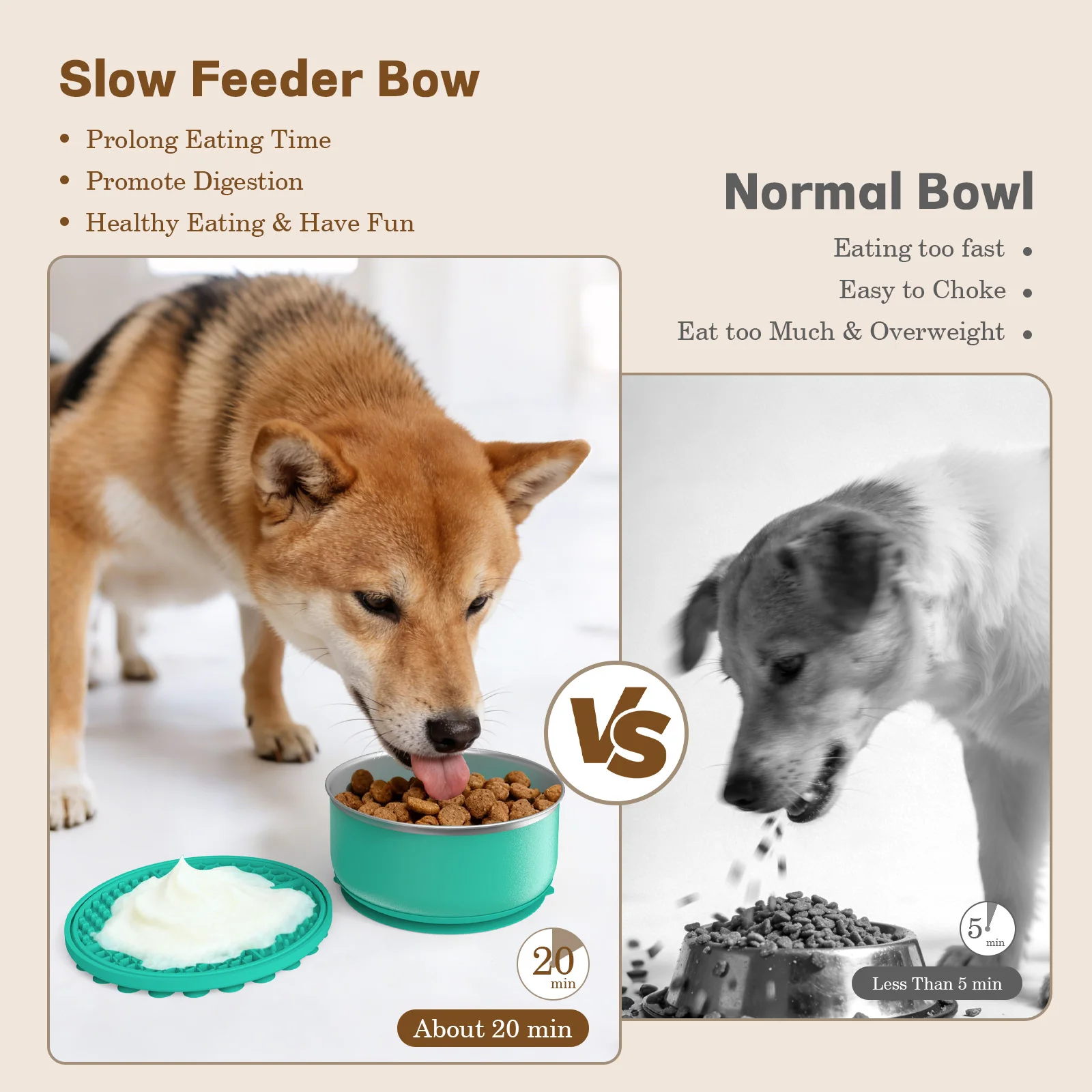 Powerful suction cup 3-in-1 multifunctional pet slow food bowl licking Shi 'Wu pad, relieves anxiety and promotes health