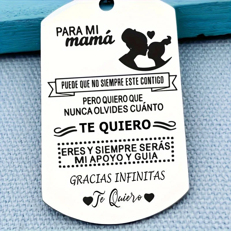 1PC I Love You Mama Keychain, Happy Birthday Gift for My Mama, Meaningful Mama Christmas Mother's Day Present for