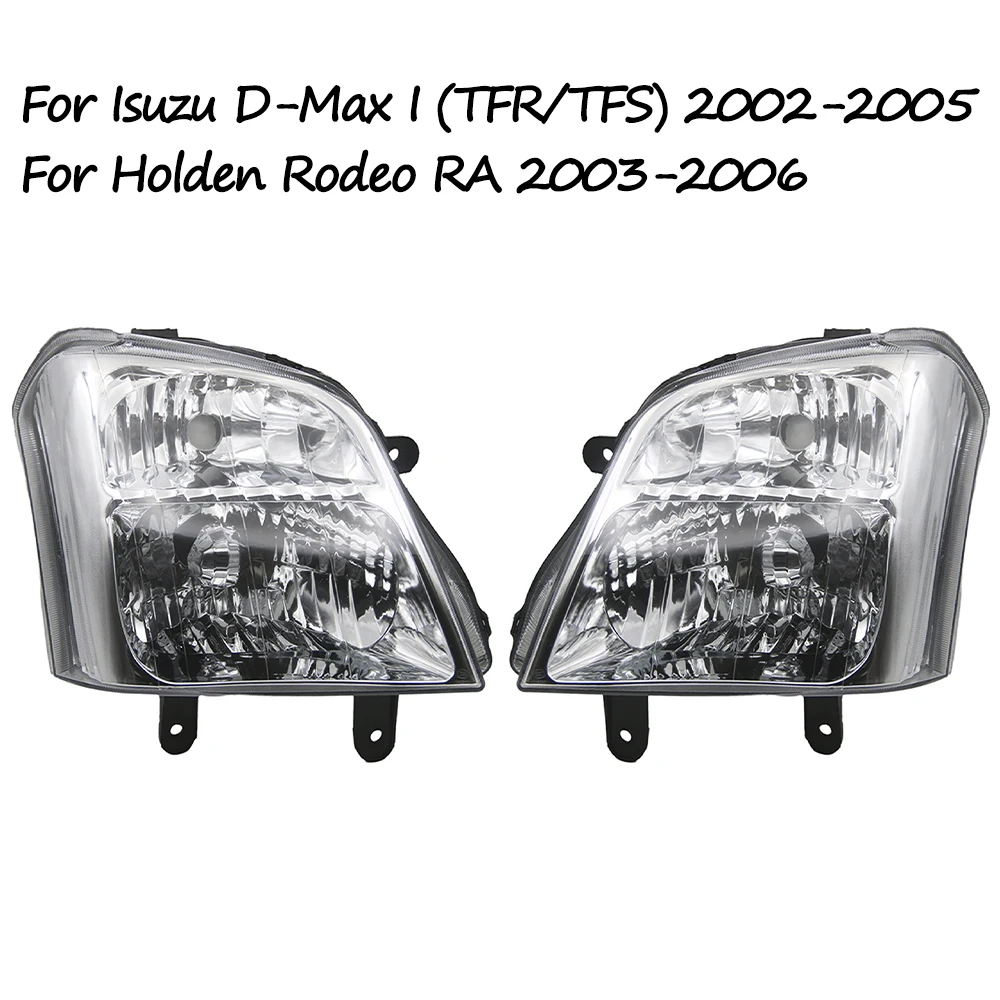 For Isuzu D-Max DMAX 2002 2003 2004 2005 Holden Rodeo 2003-2006 Headlight Headlamp Head Lamp Head Light 8972374952 8972374962