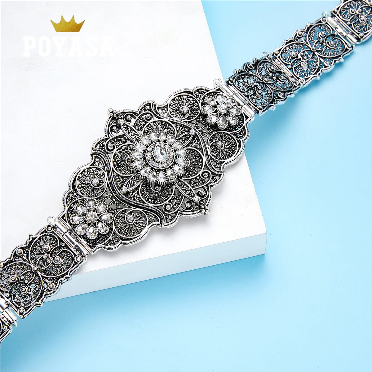 

High Quality Women's Wedding Metal Belt Caucasian Traditional Exquisite Women's Clothing Accessories Festival Exquisite Gifts