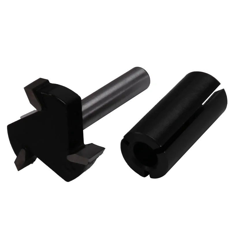 CNC Spoilboard Surfacing Router Bits, 1/4 Polegada Shank, 1 Polegada Diâmetro de corte, laje achatamento Router Bit, Planing Bit