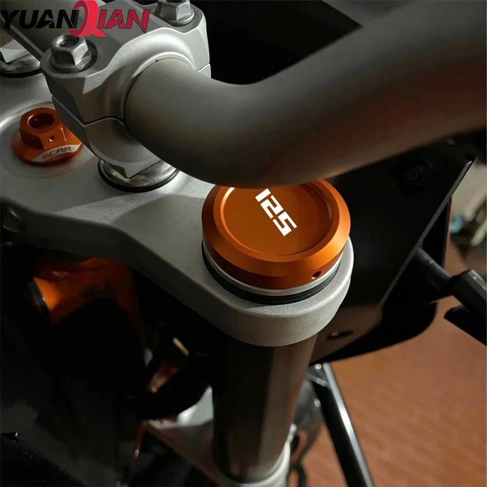 For KTM Duke 125 Duke 200 Duke 250 390 Duke 2011-2026 Front Fork Suspension Top Cover Caps Front Fork Covers Shock Absorber Cap