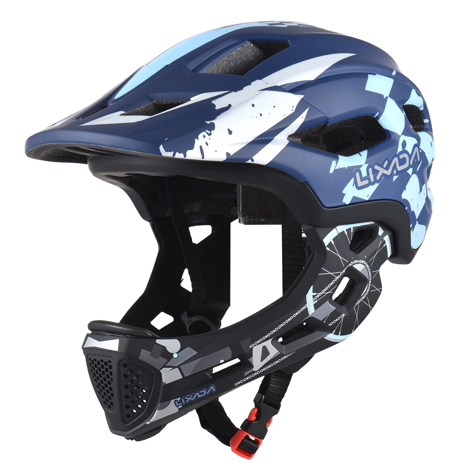 

Kids Cycle Helmet Detachable Full Face Helmet Adjustable Cycle Helmet for for Children Cycle