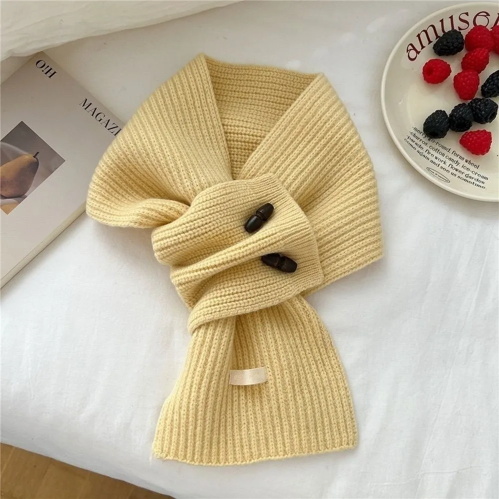 

New Windproof Neck Warmer Coldproof Cross Knitted Scarf Warm Knitted Scarves Bib Outdoor Sports