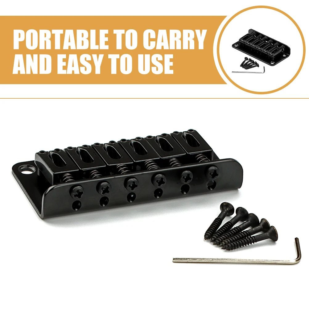 

Guitar Bridge Guitars Electric Tremolo Roller Saddles GA801-Flathead 6-string 780 Chrome