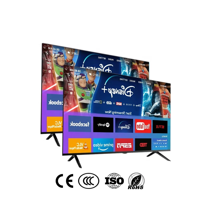 4K Smart TV 75 Inch LED Backlight UHD Android Television for Hotel Use