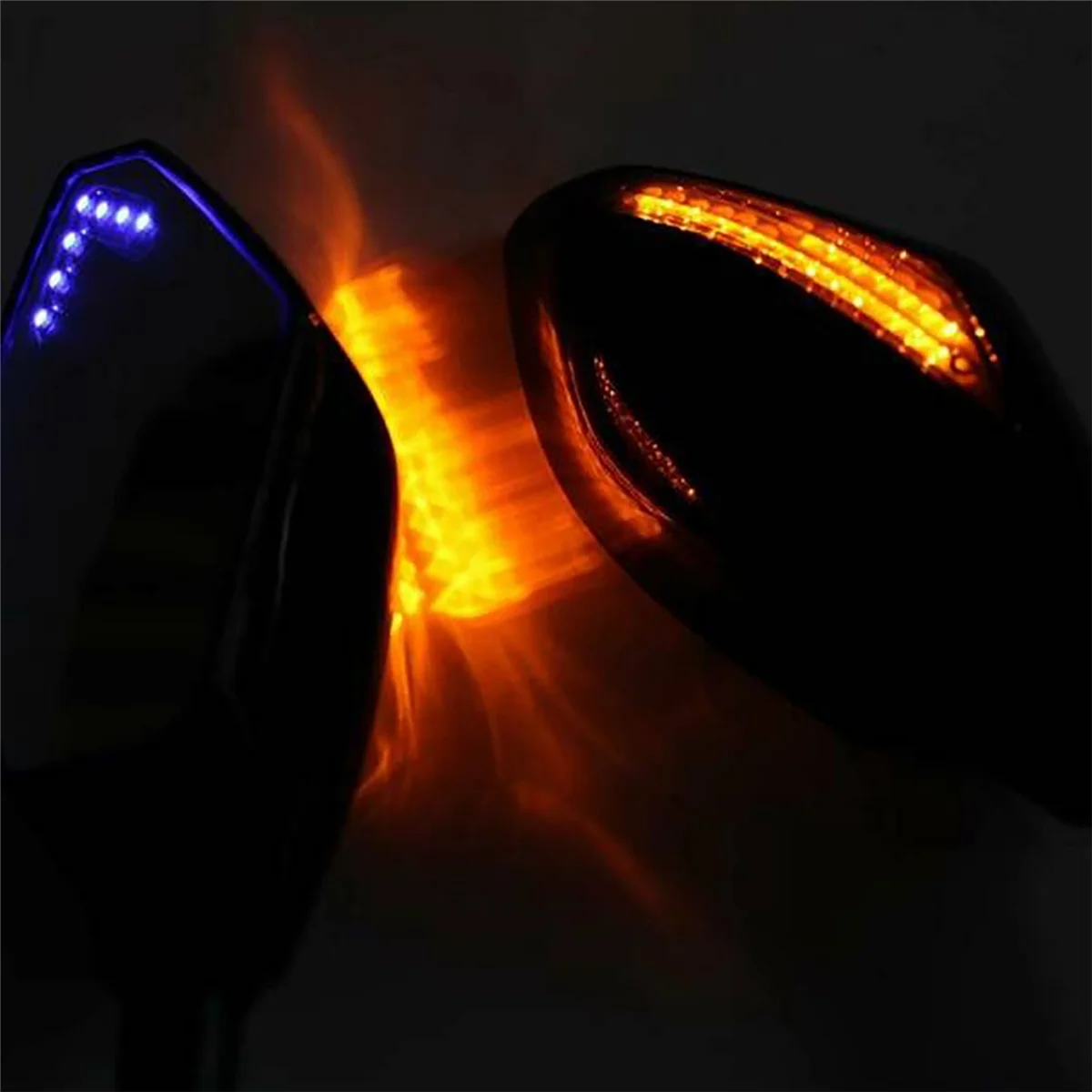 Motorcycle LED Rearview Mirror with Light for YZF R1 R6 FZ1 FZ6 600R R3 R15 R25 YZF600 YZF1000