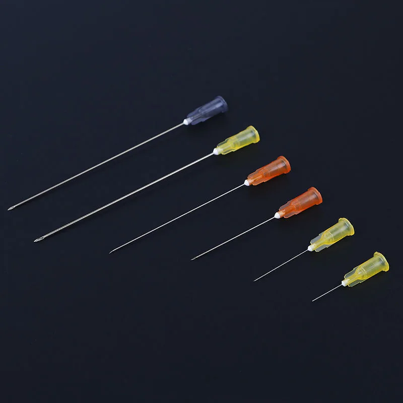 20pcs/lot Medical Disposable Hypodermic Needle Sterile Safety Injection Long Needle For Single Use 20G 22G  25G