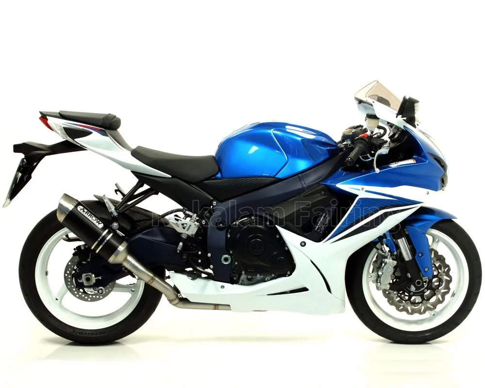 For Suzuki Cowl GSXR600/750 11 12 15 16 K11 GSX-R600 GSX-R750 2011-2019 Blue White Motorcycle Fairing Kit (Injection molding)