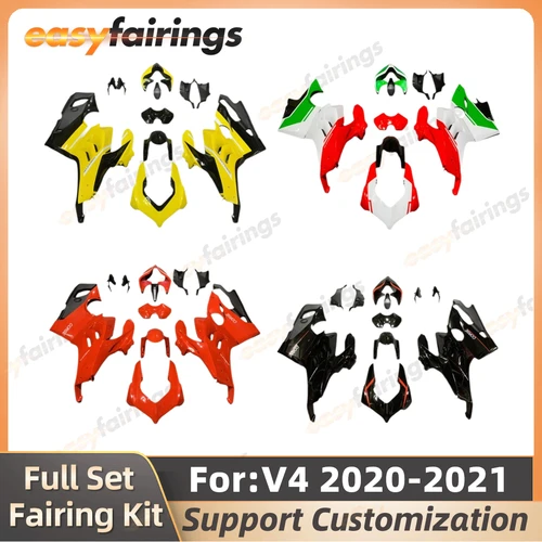 新しい ABS オートバイフルフェアリングキットフィットドゥカティパニガーレ v4 v4s V4R 2020 2021 20 21 ボディワークフェアリングキットプラスチック zxmt