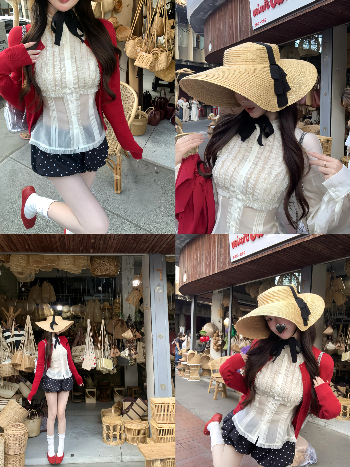 

Romantic Berry Red Knitted Velvet Wrap Cardigan Women's Fashion Texture Knot Waist-Cinching Korean Style Top by BAI SHUI Nǚ