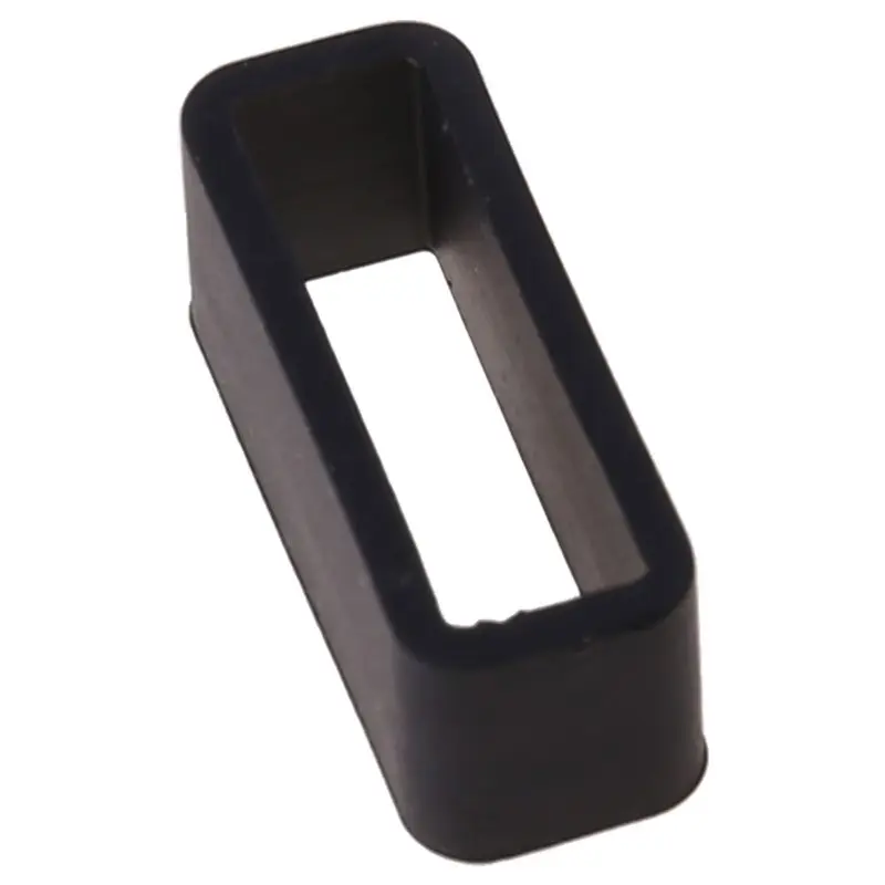 Universeller 18-mm-Gürtelschlaufe-Silica-Schnallenverschlussring Schwarz für Vivosmart