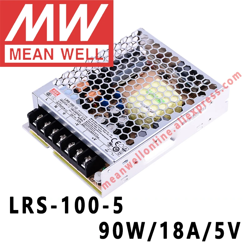 Mean Well LRS-100-3.3V 5V 12V 15V 24V 36V 48V Switching Power Supply meanwell AC/DC 100W single output