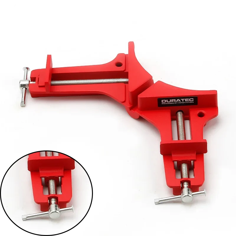 

Heavy Duty 90 Degrees Angle Clamp Right Angle Corner Clamps Metal Woodworking Picture Holder Frame Clamp DIY Glass Tools