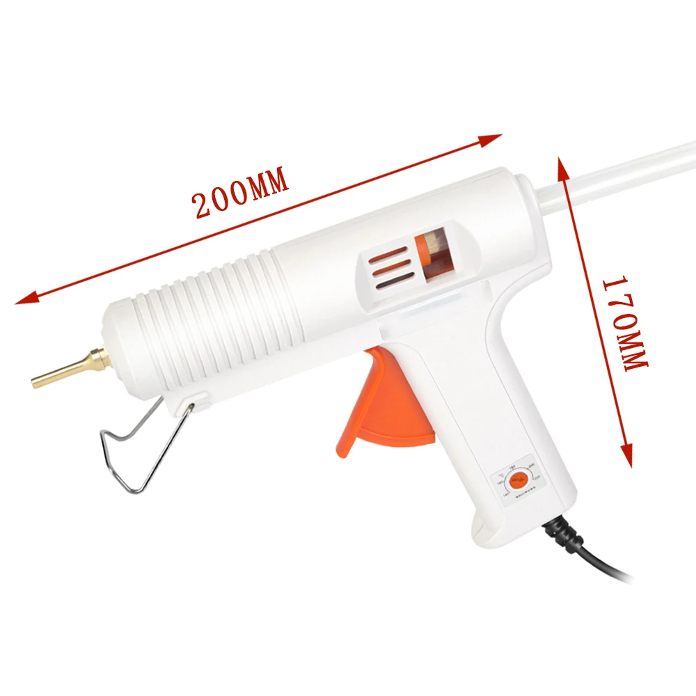 ホットメルト接着剤ガン40-150W,高温,工業用,製造用接着剤,家庭用,日曜大工,純銅ノズル