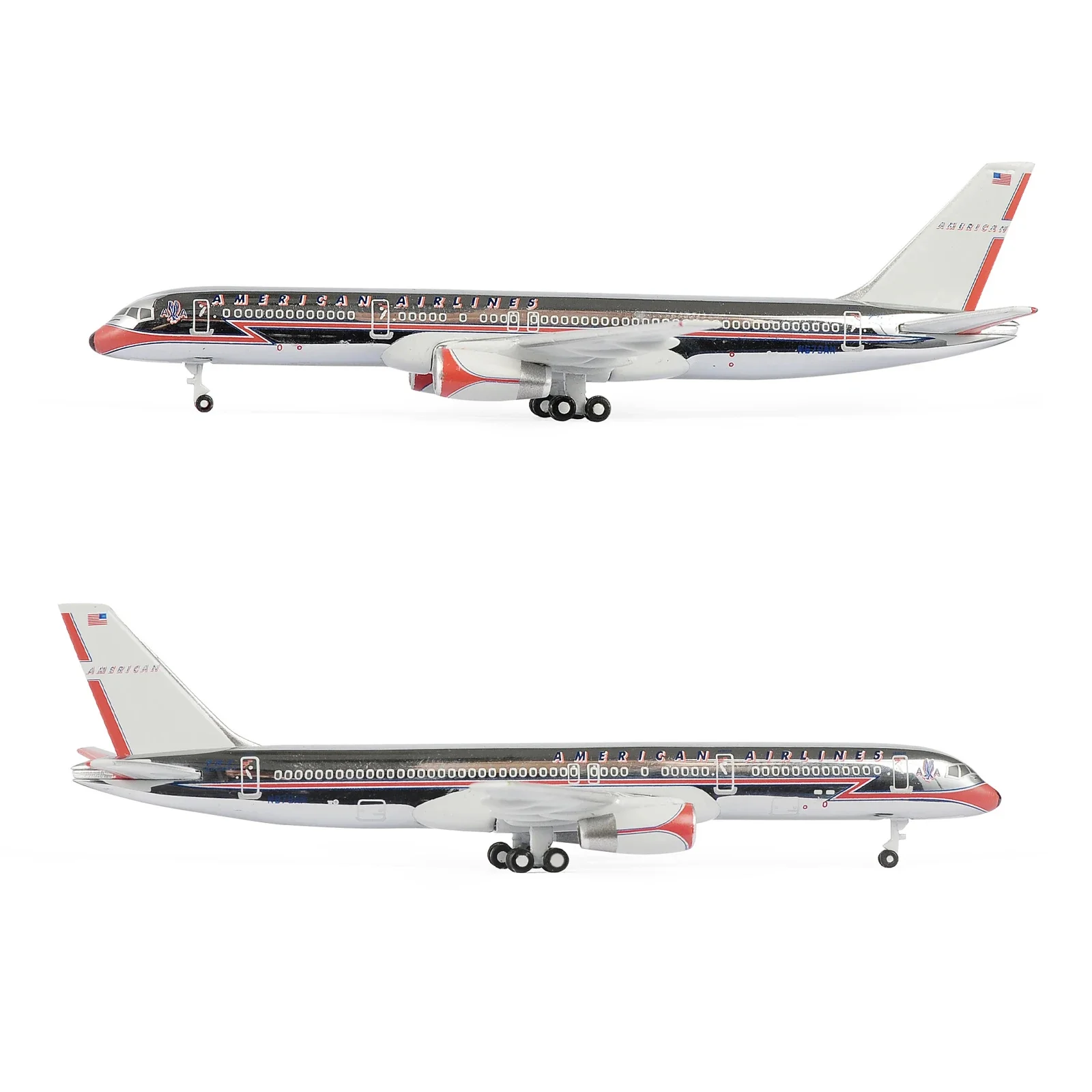 Avión Airbus de 500 a BOEING 757, escala 1: 200, troquel de aleación de precisión, modelo de avión de aviación, juguetes para niños para colección