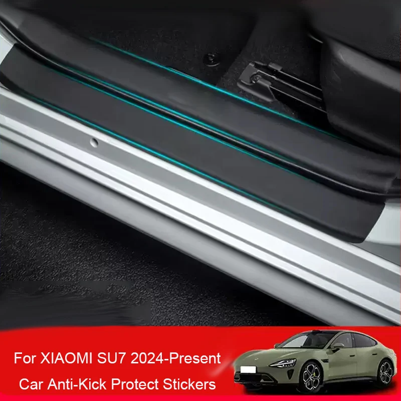 

Автомобильная задняя стойка для двери, противоударная защитная накладка для XIAOMI SU7 2024-настоящее время, автомобильный багажник, устойчивый к грязи и царапинам, аксессуар для интерьера