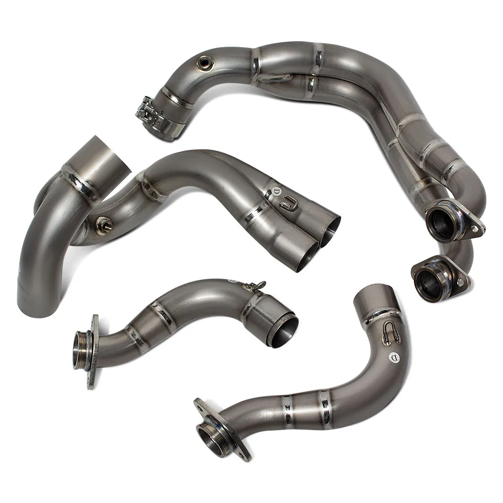 Motorcycle Exhaust Modify Front Pipe For Aprilia RSV4 2009-2025 Racing Escape Titanium Header Tube Compatible Original Muffler