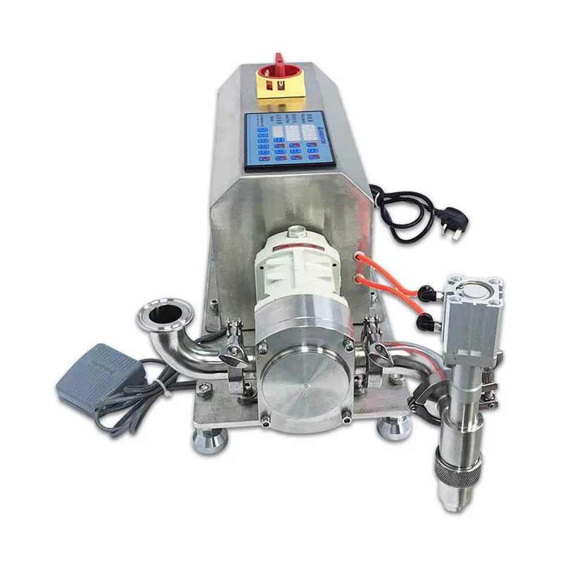 Positive Displacement High Pressure Food Stainless Steel Lobe Gear Machining Semi-Automatic Detergent Filling Machine Pump