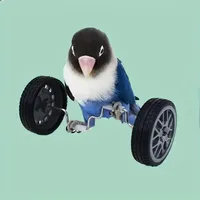 Interactive Parrot Balance Bike Small Medium Bird Supplies Parrot Toy Skateboard Skill Training Fun Toy for Bird Exercise