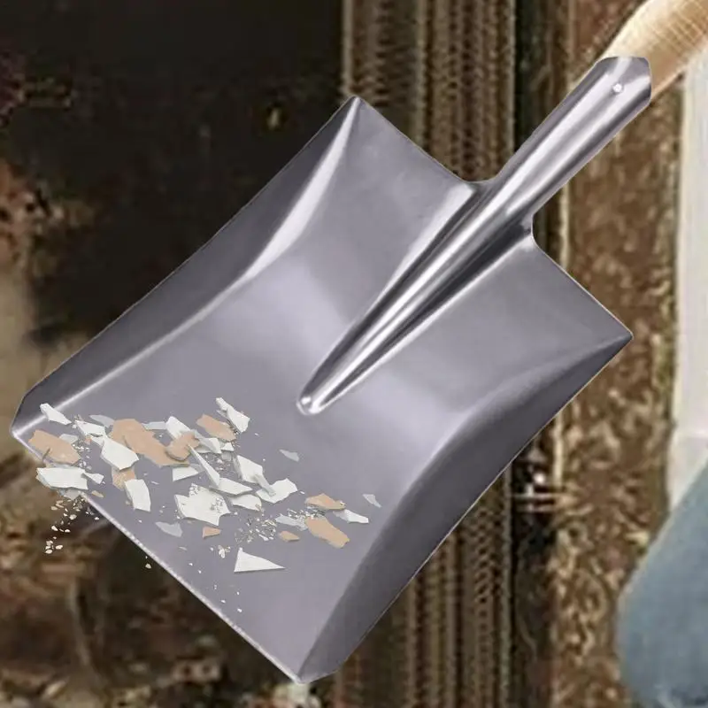 Imagem -04 - Ergonomic Metal Shovel para Jardim pá Longa Heavy Duty Snow Shovel Metal Transfer Shovel Sturdy Multipurpose Flat Shovel