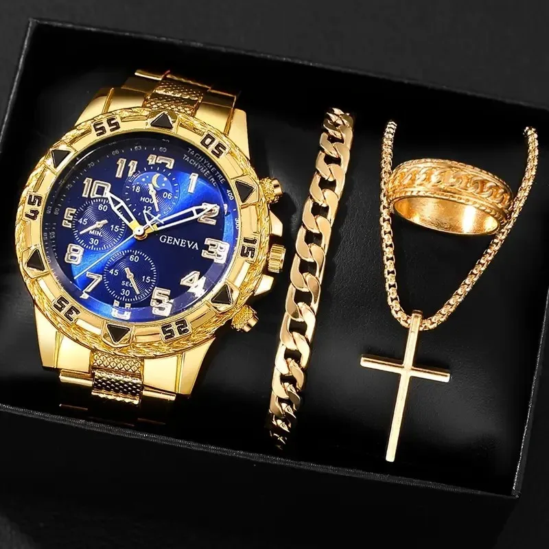 1/4pcs Watch Business Men's and Women's Accessories Decorative Accessories Outdoor Men's Set