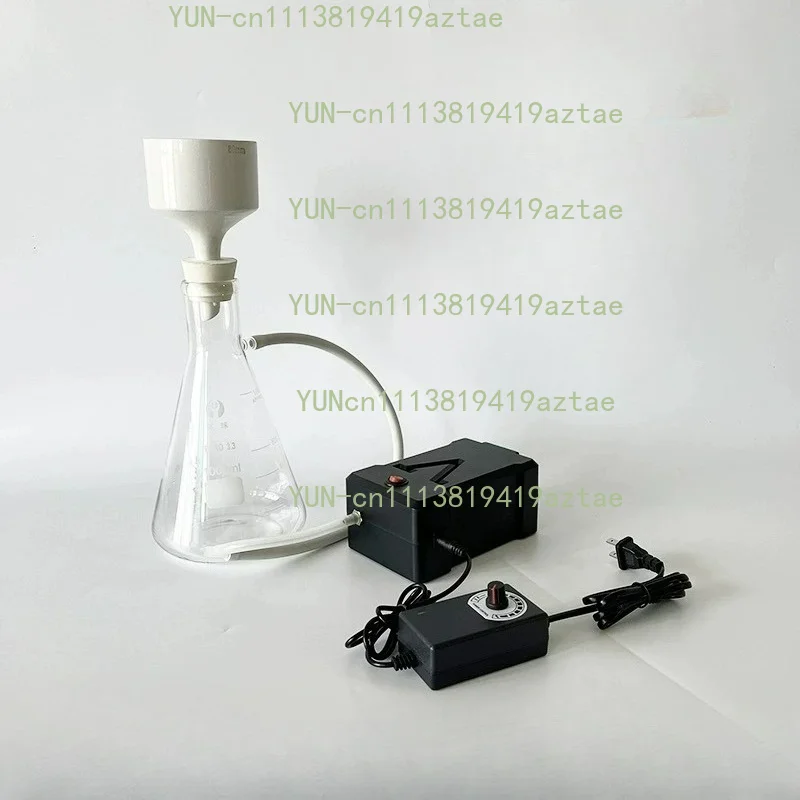 Lab Mini Electric Vacuum Suction Pump 12V 18L/MIN -60kpa Negative Pressure Pump Buchner funnel filter bottle 250/500/1000ml