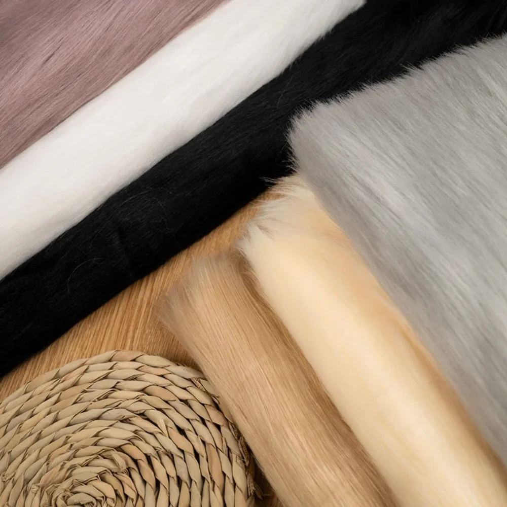 

Длинная плюшевая ткань толщиной 5 см для меха, мягкий ковер, пальто, воротник, скатерть для шкафа, украшение, одежда, ткань для шитья своими руками