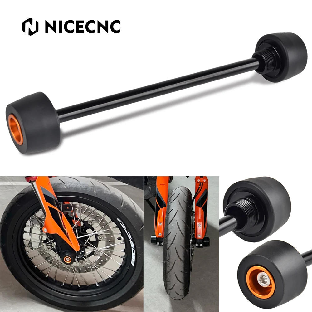 

For 2019-2025 KTM 690 SMC R 690 SMCR Front Wheel Axle Sliders for KTM 690 Duke 2008-2019 Husqvarna 701 Supermoto 2016-2025