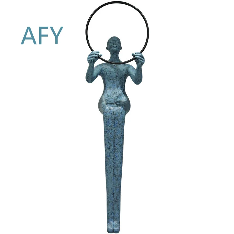 Humanoid Ornament Floor Lamp for Exhibition Hall Villa Living Room Sales Office Decorative Standing Lamp for Modern Interior