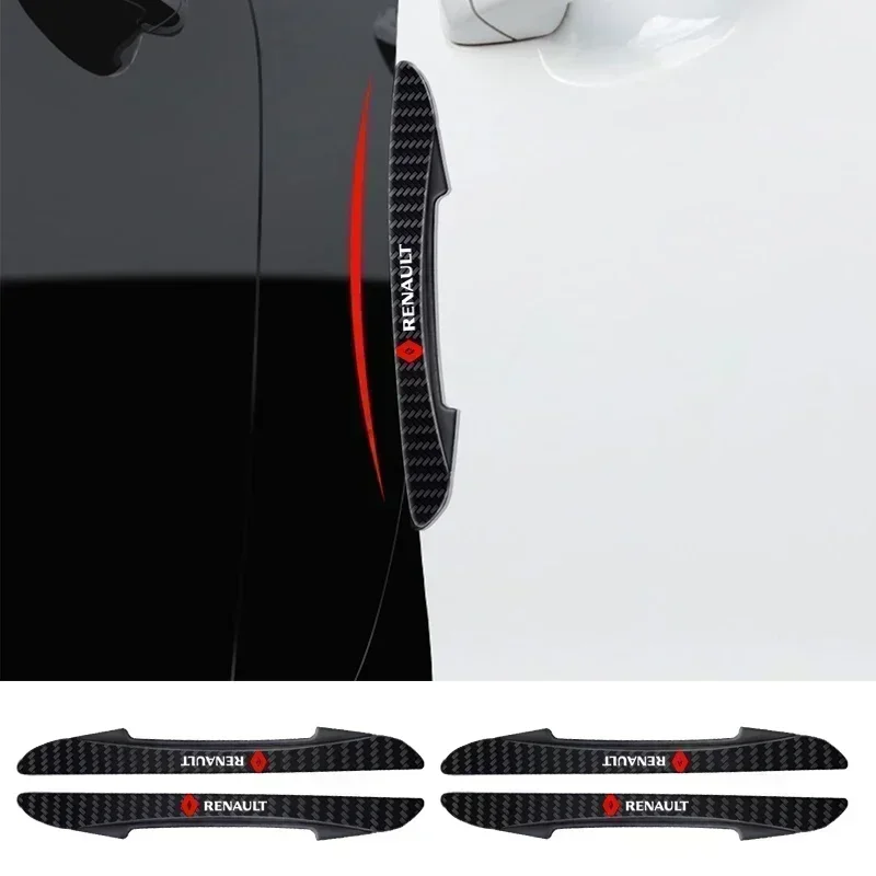 

4 шт. резиновые защитные накладки на двери автомобиля от ударов для Renault Megane 2 3 4 Clio Scenic Duster Kaptur Captur Logan