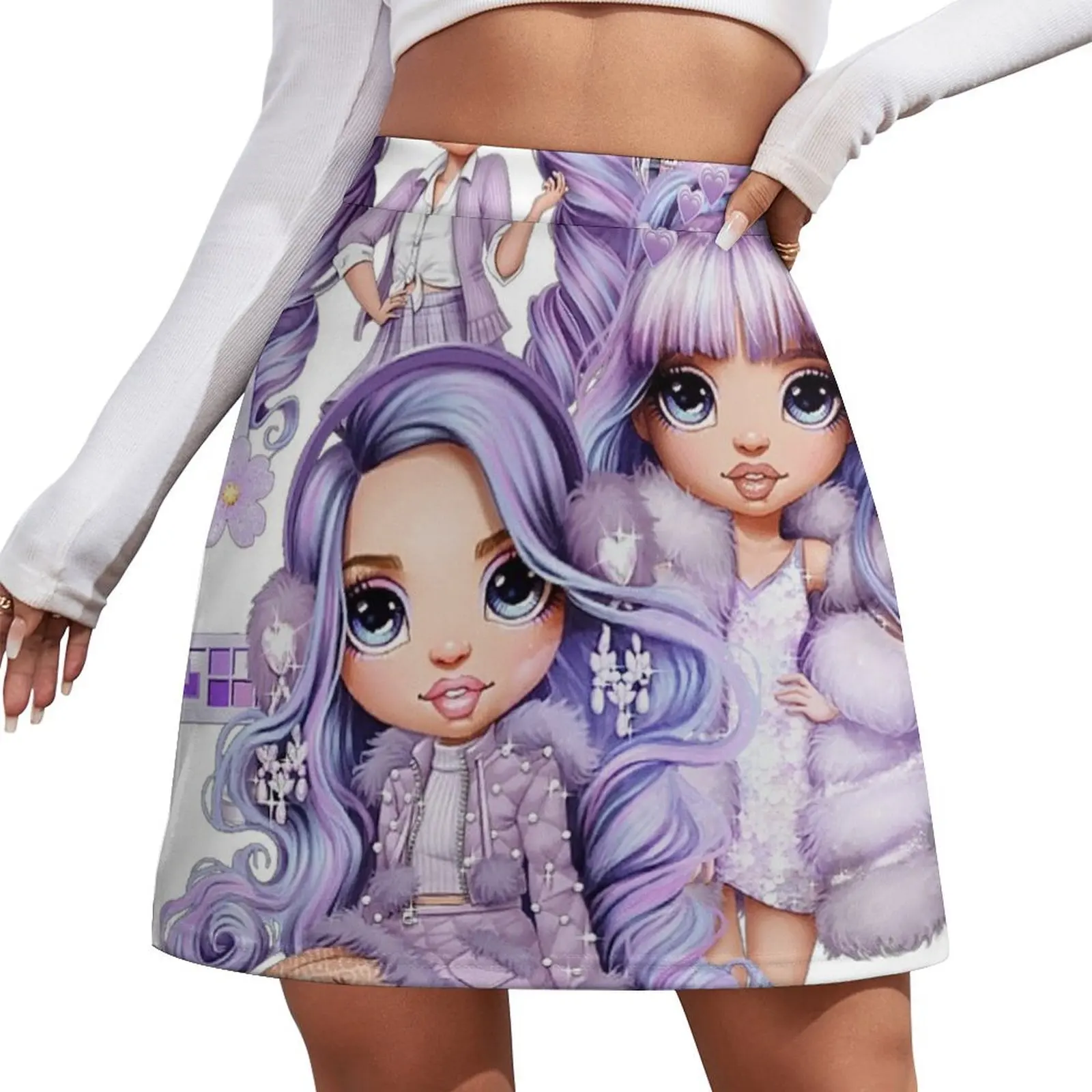 VIOLET RH Mini Skirt women's summer dress 2026 night club outfit Clothing Mini Skirt
