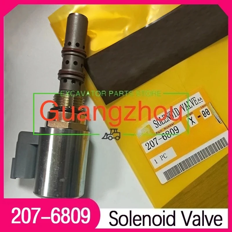 For 3116 3126 3406 3508B Engine Wheel Loader 938F 938G 938G II 950G 980G High Quality Solenoid Valve 207-6809 2076809 Parts